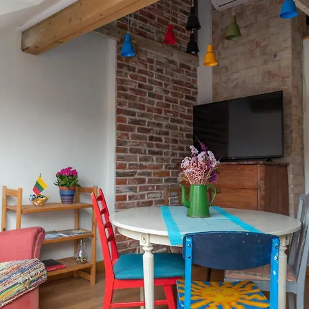 Attic In Old Town Heart Kurpiai Appartement *