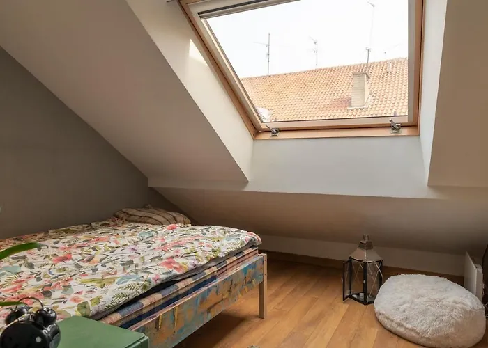 Attic In Old Town Heart Kurpiai Daire